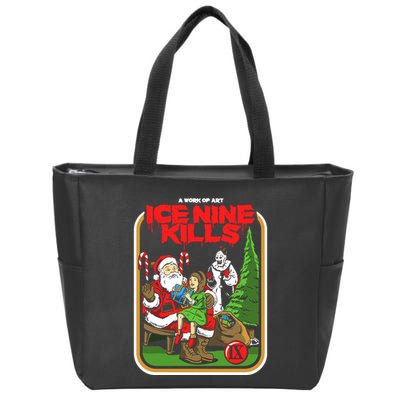 Ink Gory Storybook Zip Tote Bag