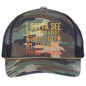 I Gotta See The Candy First Retro Rope Trucker Hat Cap