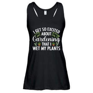 I Get So Excited About Gardening That I Wet My Plants Cool Gardening Plant Lover Ladies Essential Flowy Tank