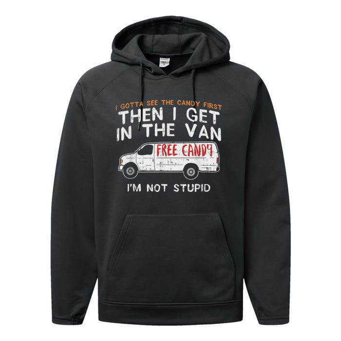 I Gotta See The Candy First Funny Adult Humor Performance Fleece Hoodie