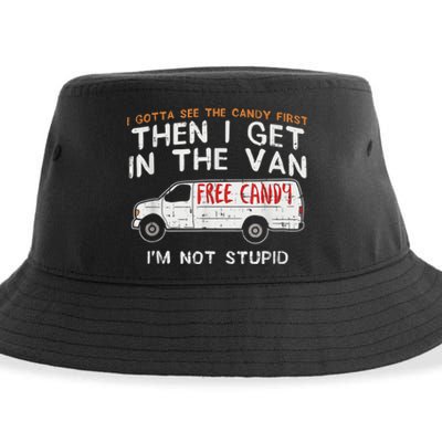 I Gotta See The Candy First Funny Adult Humor Sustainable Bucket Hat