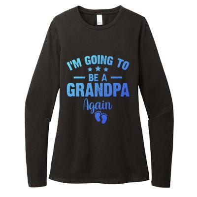 Im Going To Be A Grandpa Again Promoted To Grandpa Again Cute Gift Womens CVC Long Sleeve Shirt