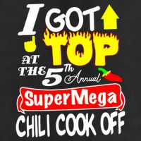 I Got Top At The 5Th Annual Super Mega Chili Cook Off Adult Drive Performance Visor