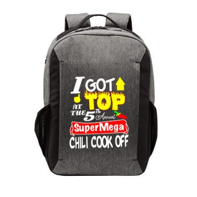 I Got Top At The 5Th Annual Super Mega Chili Cook Off Vector Backpack