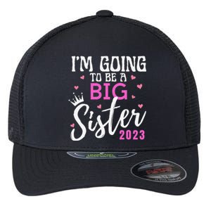 I'm Going To Be A Big Sister Pregnancy Announcement Promoted Flexfit Unipanel Trucker Cap