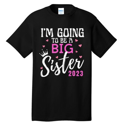 I'm Going To Be A Big Sister Pregnancy Announcement Promoted Tall T-Shirt