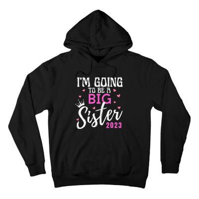 I'm Going To Be A Big Sister Pregnancy Announcement Promoted Tall Hoodie