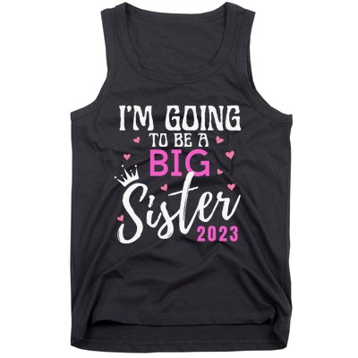 I'm Going To Be A Big Sister Pregnancy Announcement Promoted Tank Top