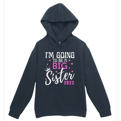 I'm Going To Be A Big Sister Pregnancy Announcement Promoted Urban Pullover Hoodie