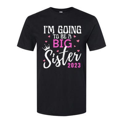 I'm Going To Be A Big Sister Pregnancy Announcement Promoted Softstyle CVC T-Shirt