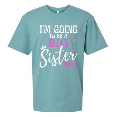 I'm Going To Be A Big Sister Pregnancy Announcement Promoted Sueded Cloud Jersey T-Shirt