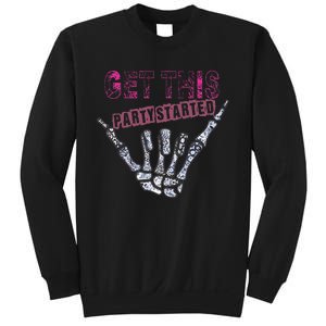 I Get This Party Started Skeleton Sweatshirt