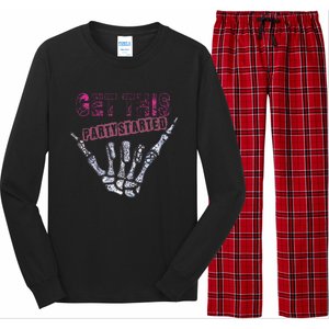 I Get This Party Started Skeleton Long Sleeve Pajama Set