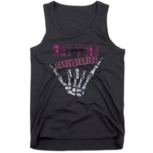 I Get This Party Started Skeleton Tank Top