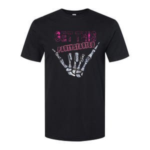 I Get This Party Started Skeleton Softstyle CVC T-Shirt