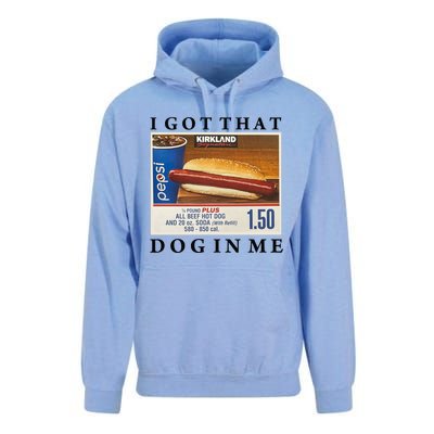 I Got That Hot Dog In Me Funny Keep 150 Dank Meme Costco Hot Dog Unisex Surf Hoodie