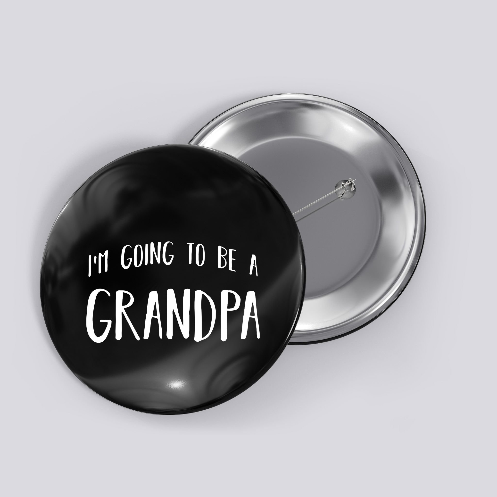 Im Going To Be A Grandpa Future Grandfather Button