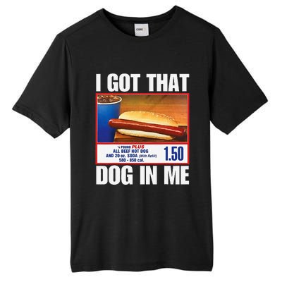 I Got That Dog In Me Funny Hotdogs Combo Mom Dad Tall Fusion ChromaSoft Performance T-Shirt