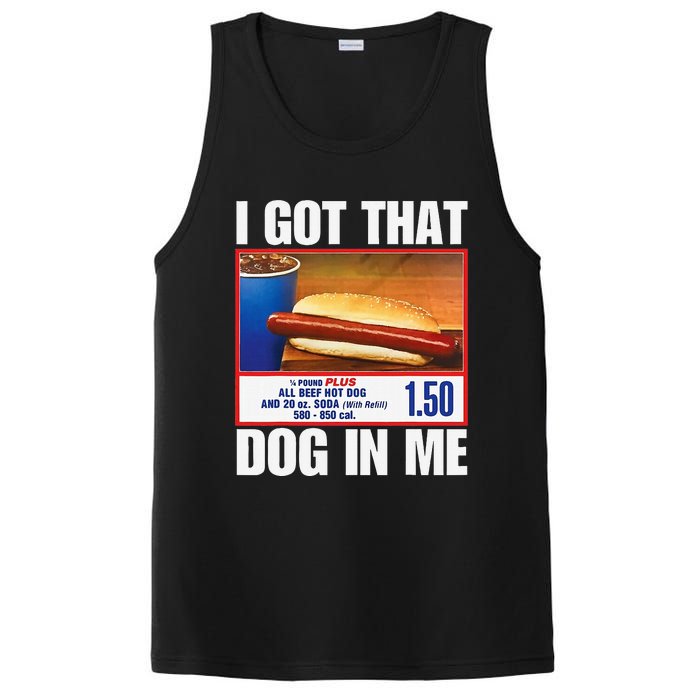 I Got That Dog In Me Funny Hotdogs Combo Mom Dad PosiCharge Competitor Tank