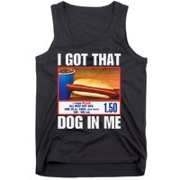 I Got That Dog In Me Funny Hotdogs Combo Mom Dad Tank Top