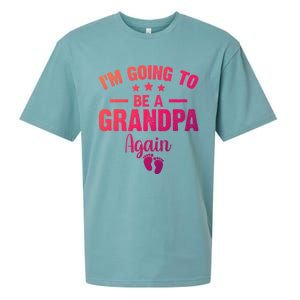 Im Going To Be A Grandpa Again Promoted To Grandpa Again Cute Gift Sueded Cloud Jersey T-Shirt