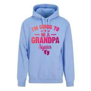 Im Going To Be A Grandpa Again Promoted To Grandpa Again Cute Gift Unisex Surf Hoodie