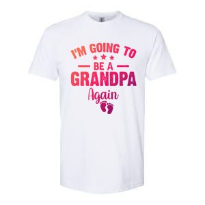 Im Going To Be A Grandpa Again Promoted To Grandpa Again Cute Gift Softstyle CVC T-Shirt