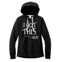 I Got This. Stop Worrying. God Jesus Christian Faith Women's Fleece Hoodie