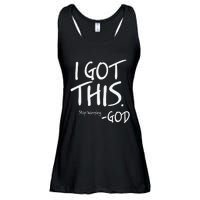 I Got This. Stop Worrying. God Jesus Christian Faith Ladies Essential Flowy Tank