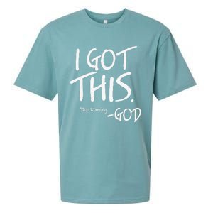 I Got This. Stop Worrying. God Jesus Christian Faith Sueded Cloud Jersey T-Shirt