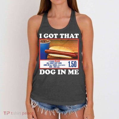 I Got That Dog In Me Costco Women's Knotted Racerback Tank