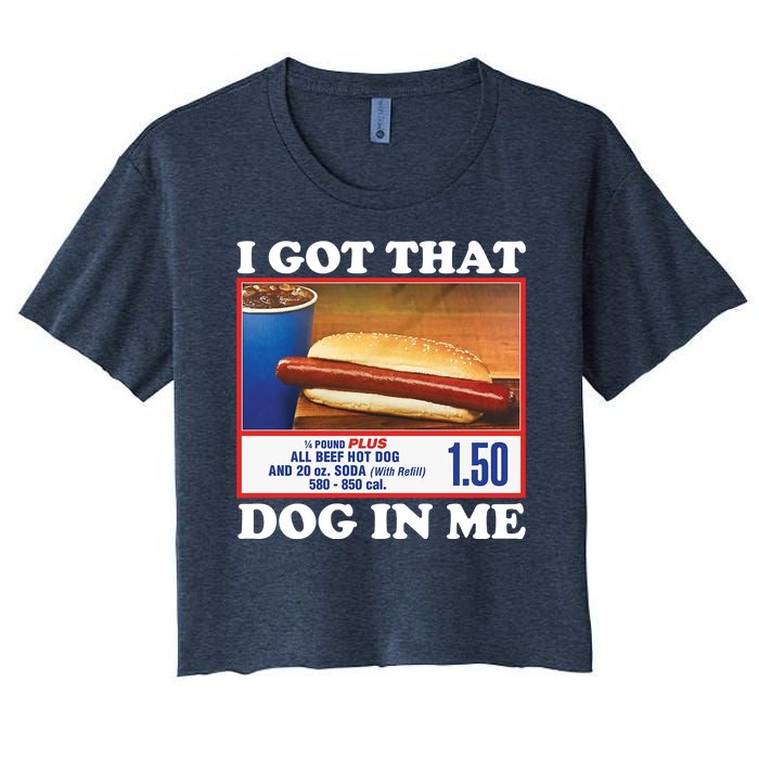 I Got That Dog In Me Costco Women's Crop Top Tee