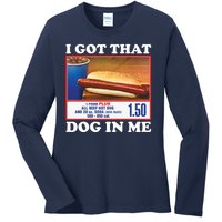 I Got That Dog In Me Costco Ladies Long Sleeve Shirt