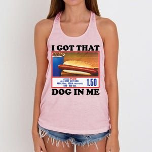 I Got That Dog In Me Costco Women's Knotted Racerback Tank