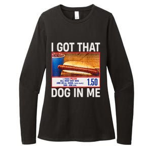 I Got That Dog In Me Funny Hotdogs Combo 4th Of July Dad Mom Womens CVC Long Sleeve Shirt