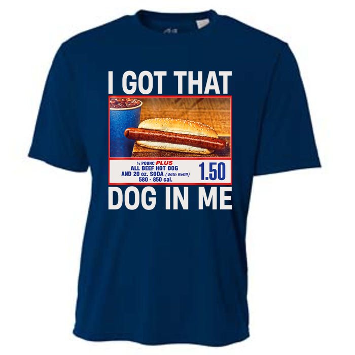 I Got That Dog In Me Funny Hotdogs Combo 4th Of July Dad Mom Cooling Performance Crew T-Shirt