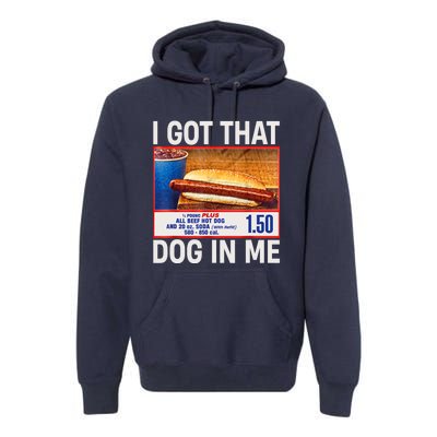 I Got That Dog In Me Funny Hotdogs Combo 4th Of July Dad Mom Premium Hoodie