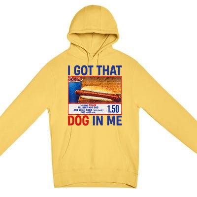 I Got That Dog In Me Funny Hotdogs Combo 4th Of July Dad Mom Premium Pullover Hoodie