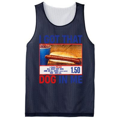 I Got That Dog In Me Funny Hotdogs Combo 4th Of July Dad Mom Mesh Reversible Basketball Jersey Tank