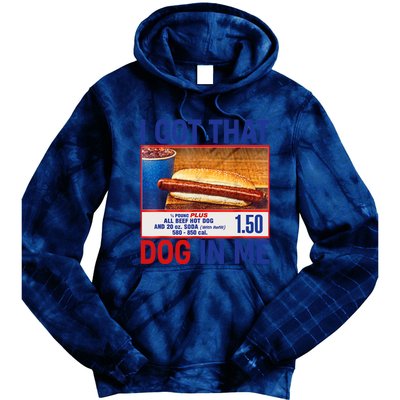 I Got That Dog In Me Funny Hotdogs Combo 4th Of July Dad Mom Tie Dye Hoodie