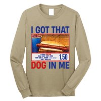 I Got That Dog In Me Funny Hotdogs Combo 4th Of July Dad Mom Long Sleeve Shirt