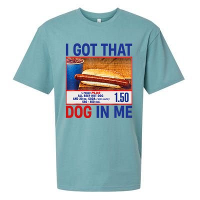 I Got That Dog In Me Funny Hotdogs Combo 4th Of July Dad Mom Sueded Cloud Jersey T-Shirt