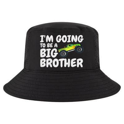 I'm Going To Be A Big Brother Announcement Monster Truck Car Cool Comfort Performance Bucket Hat