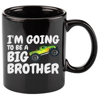 I'm Going To Be A Big Brother Announcement Monster Truck Car 11oz C Handle Ceramic Mug