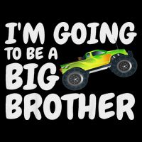 I'm Going To Be A Big Brother Announcement Monster Truck Car Drawstring Bag
