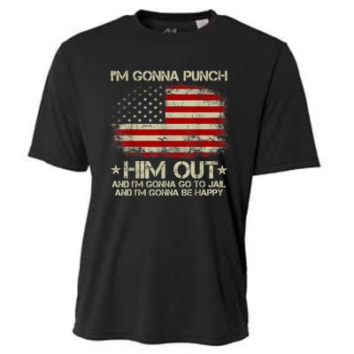 I'm Gonna Punch Him Out I'm Gonna Go To Jail Nancy Pelosi Cooling Performance Crew T-Shirt