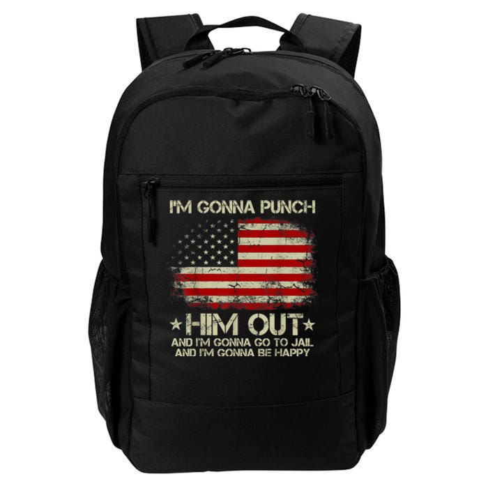 I'm Gonna Punch Him Out I'm Gonna Go To Jail Nancy Pelosi Daily Commute Backpack