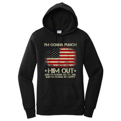 I'm Gonna Punch Him Out I'm Gonna Go To Jail Nancy Pelosi Women's Pullover Hoodie