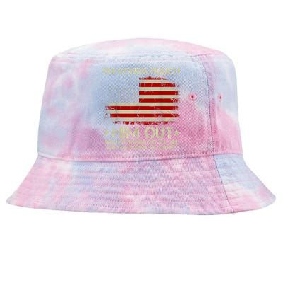 I'm Gonna Punch Him Out I'm Gonna Go To Jail Nancy Pelosi Tie-Dyed Bucket Hat