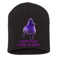 I Got That Level 10 Gyat Gyatt Meme Funny Gift Short Acrylic Beanie